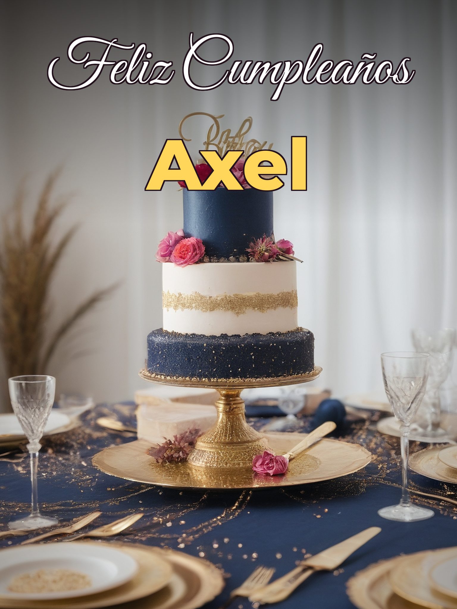 Feliz cumpleaños axel