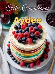 Feliz cumpleaños aydee