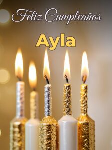 Feliz cumpleaños ayla