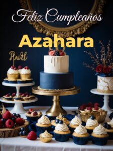 Feliz cumpleaños azahara