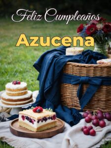 Feliz cumpleaños azucena