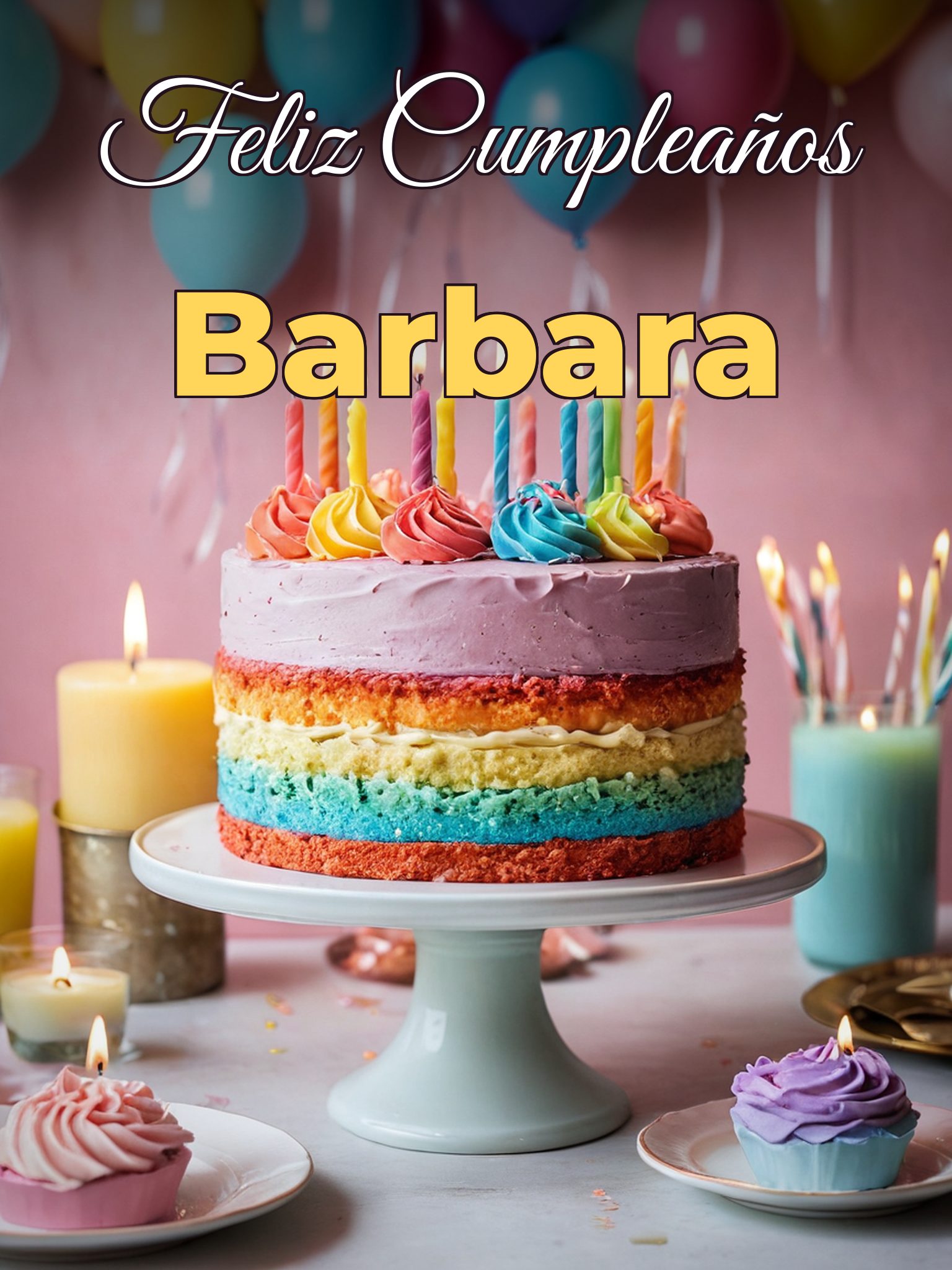 Feliz cumpleaños barbara