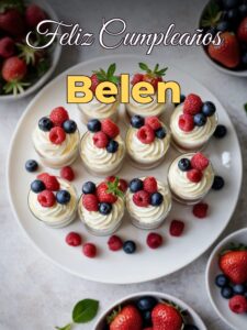 Feliz cumpleaños belen