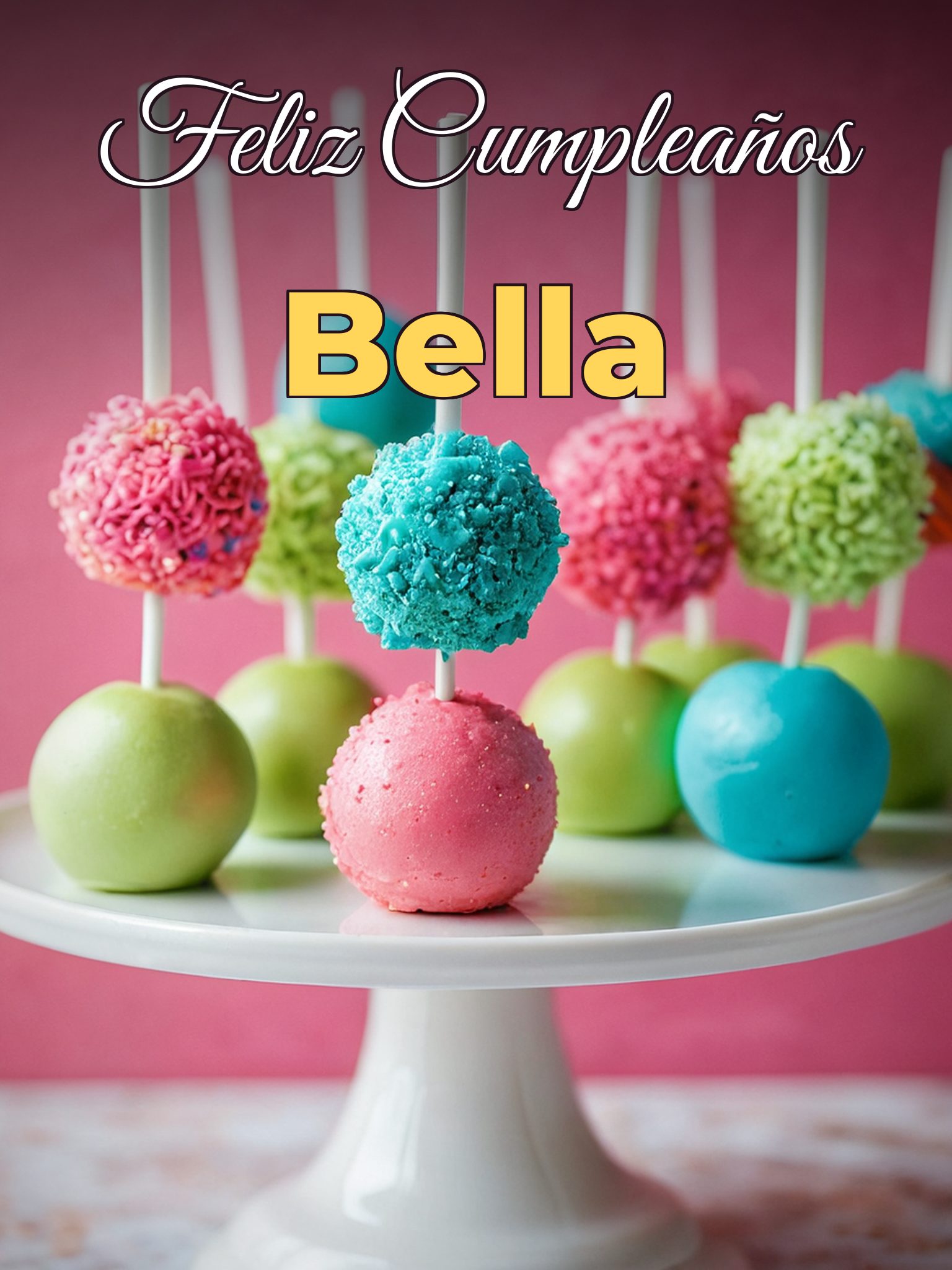Feliz cumpleaños bella