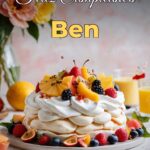 feliz cumpleaños ben