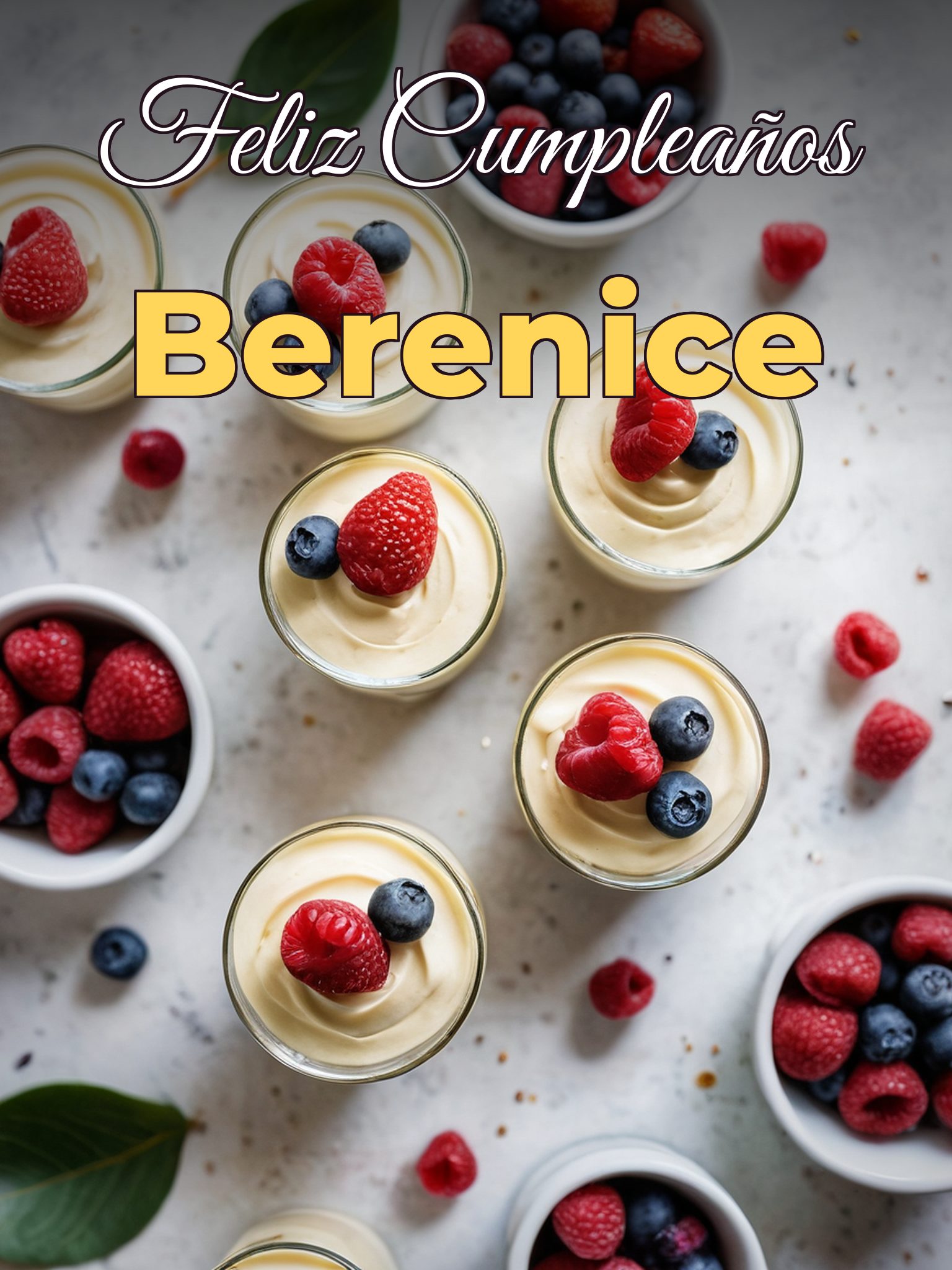 Feliz cumpleaños berenice
