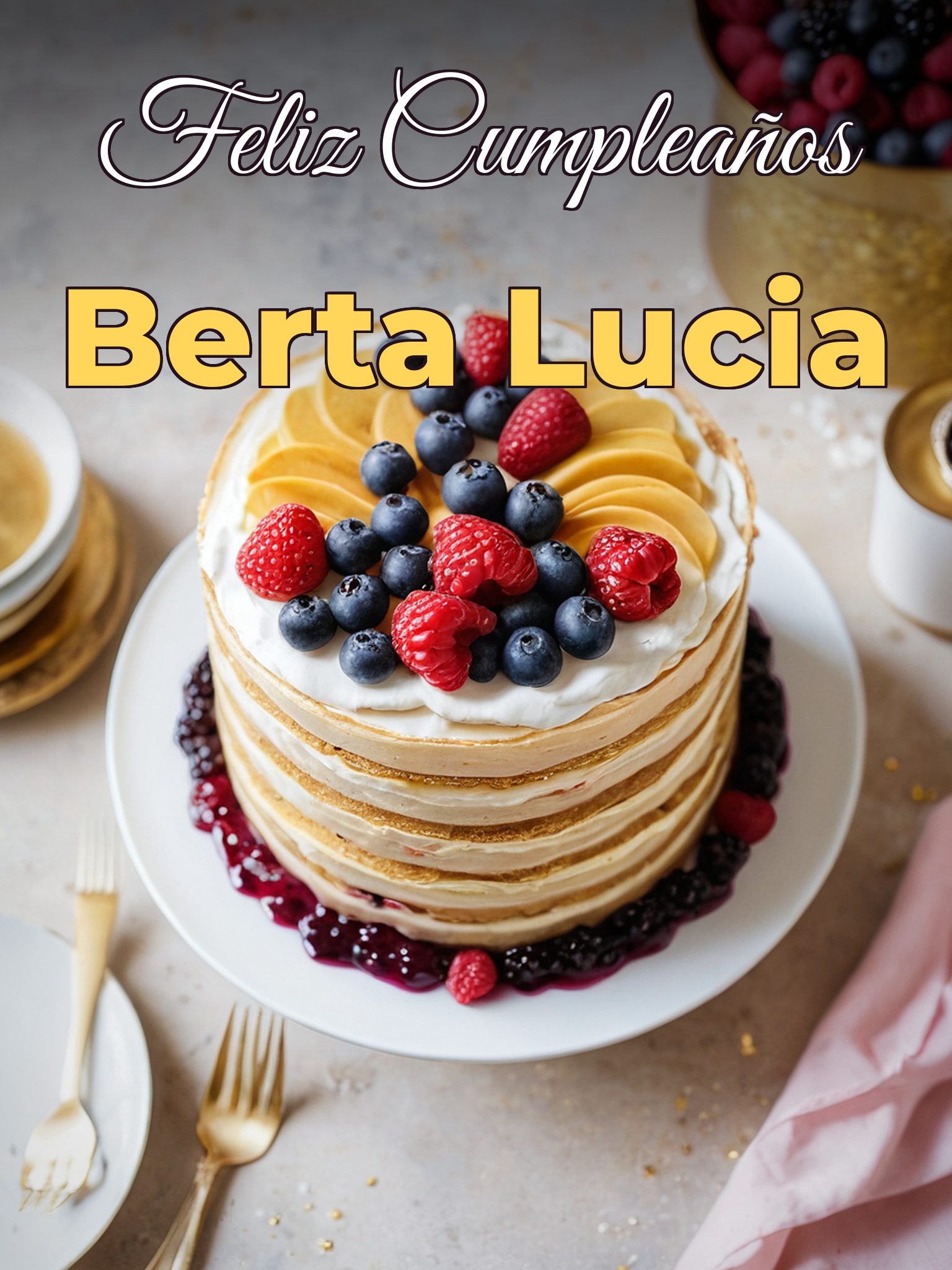 Feliz cumpleaños berta lucia