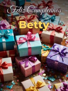 Feliz cumpleaños betty