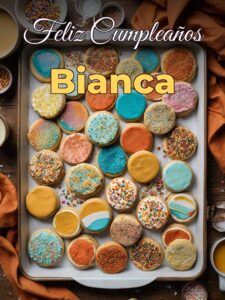 Feliz cumpleaños bianca