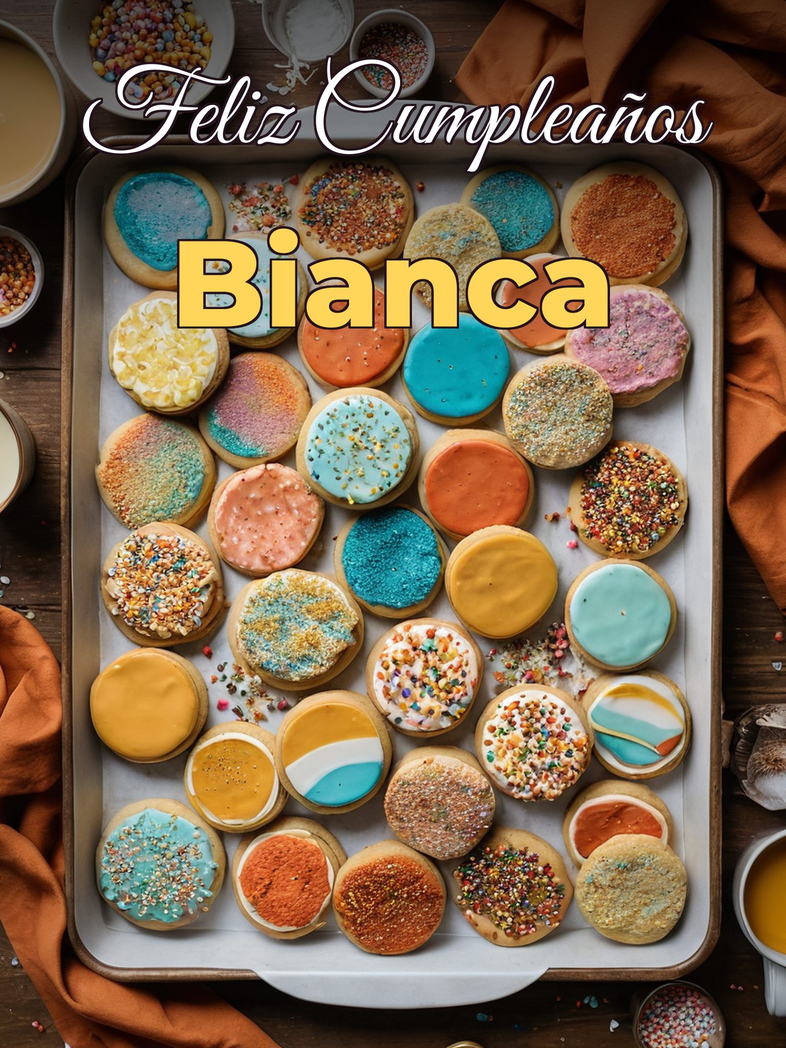 Feliz cumpleaños bianca