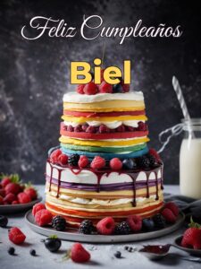 Feliz cumpleaños biel