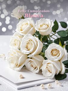 Feliz cumpleaños Blanca