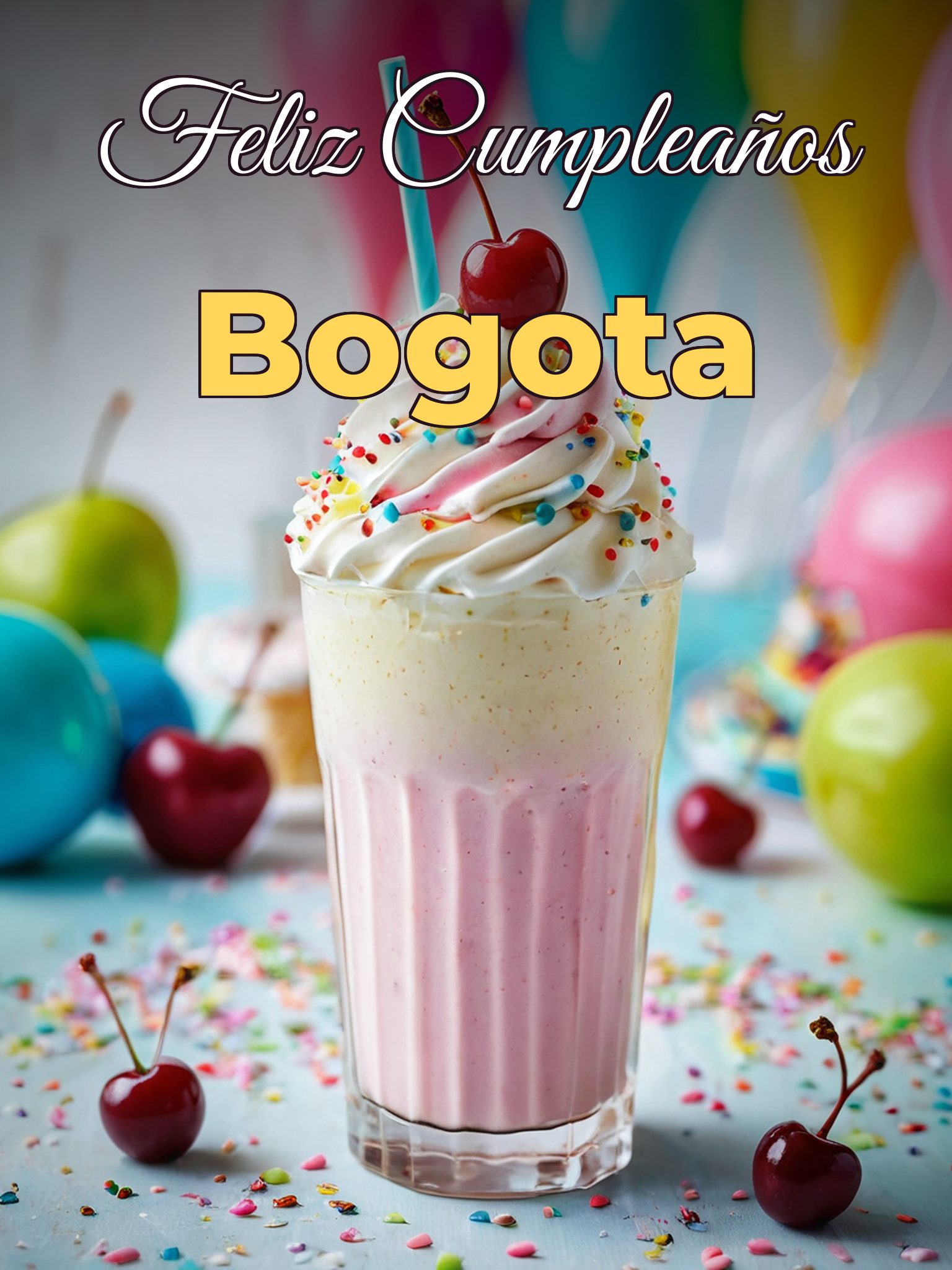 Feliz cumpleaños bogota