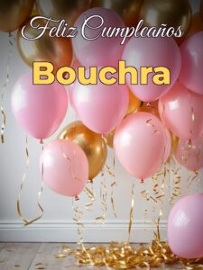 Feliz cumpleaños bouchra