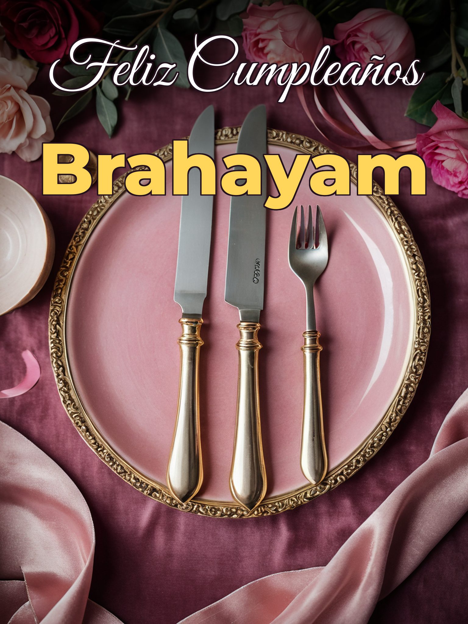 Feliz cumpleaños brahayam