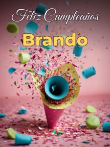 Feliz cumpleaños brando