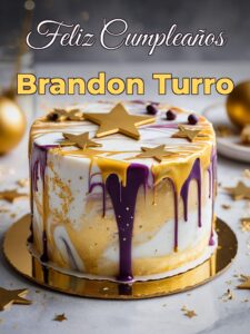 Feliz cumpleaños brandon turro