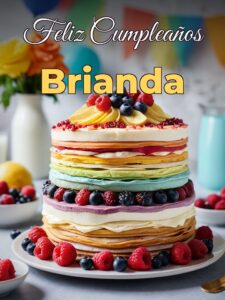 Feliz cumpleaños brianda