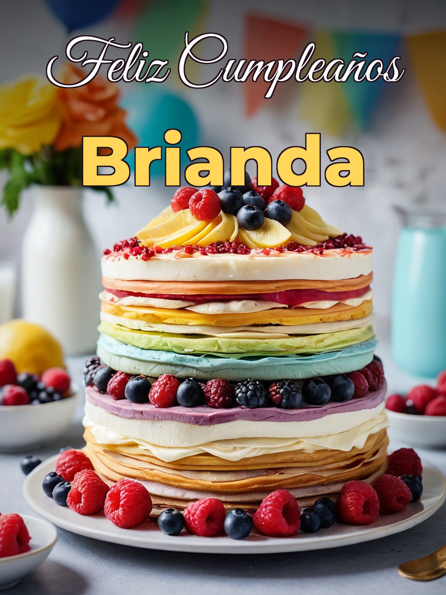 Feliz cumpleaños brianda