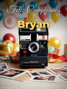 Feliz cumpleaños bryan