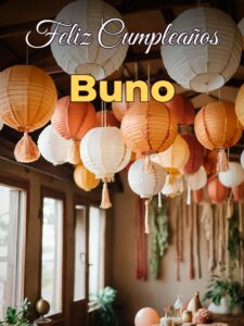 Feliz cumpleaños buno