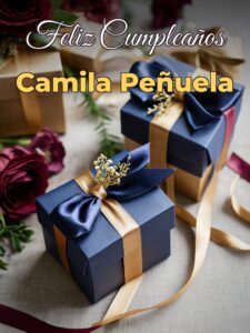 Feliz cumpleaños camila peñuela