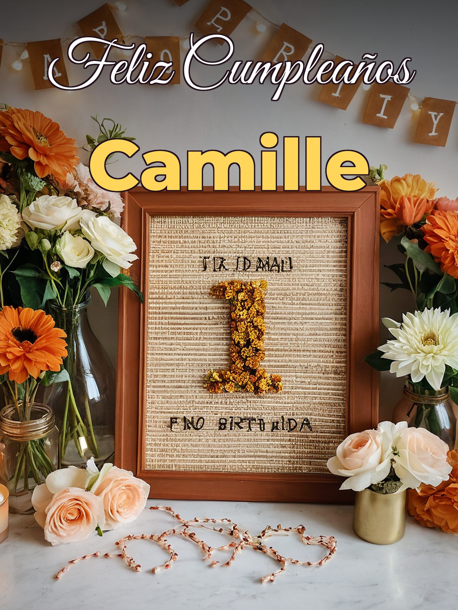 Feliz cumpleaños camille