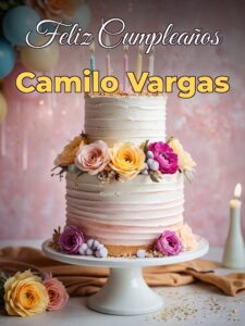 Feliz cumpleaños camilo vargas