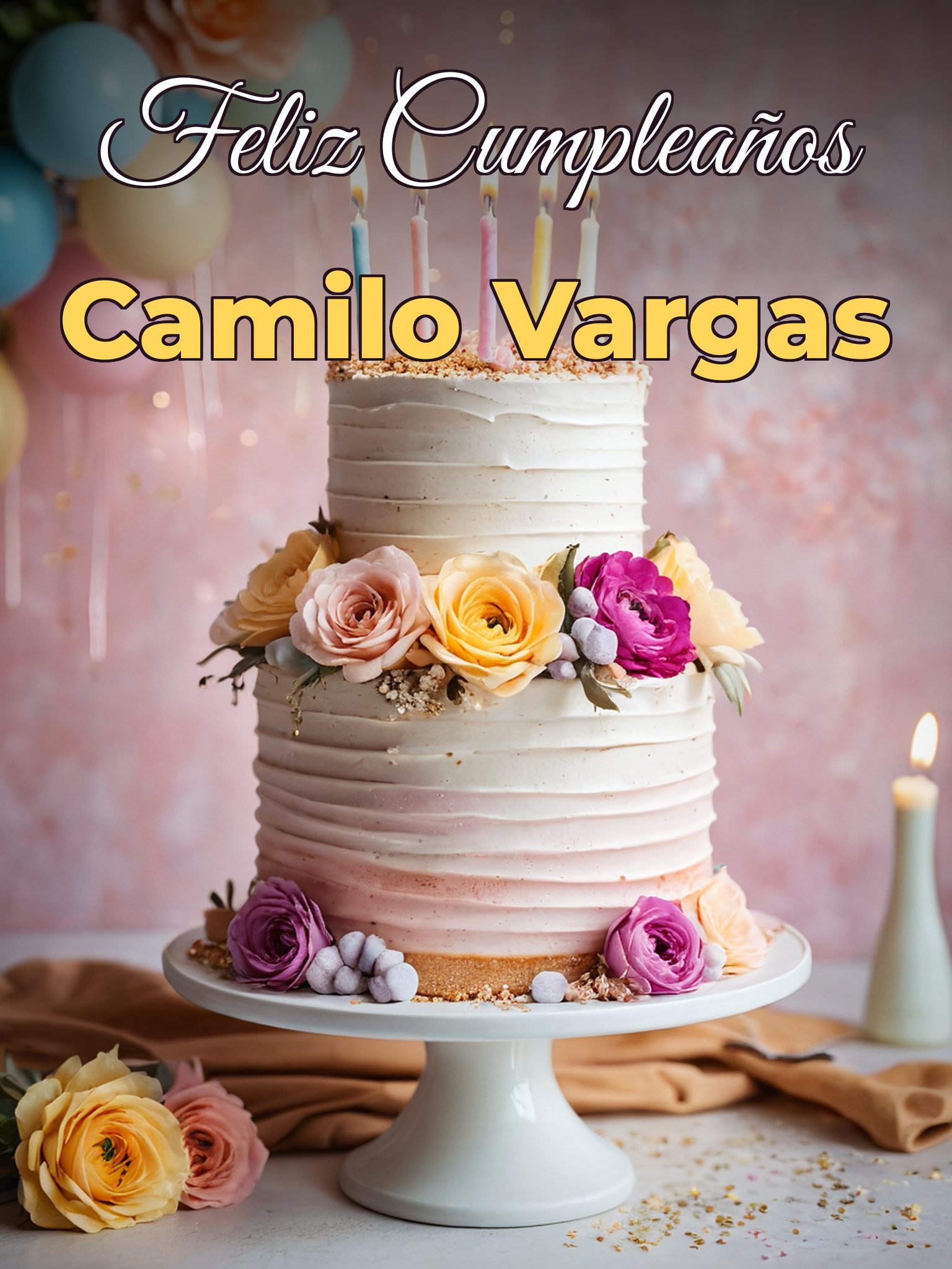 Feliz cumpleaños camilo vargas