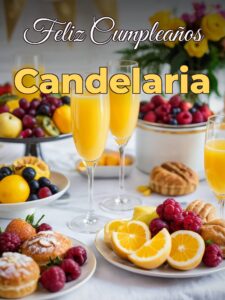 Feliz cumpleaños candelaria