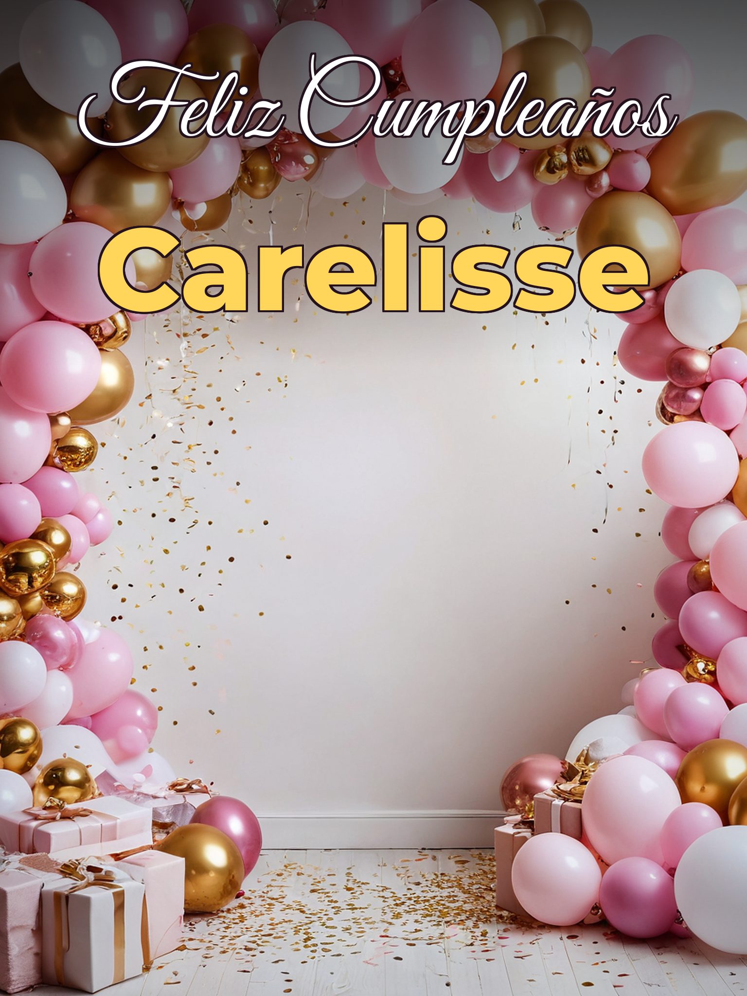 Feliz cumpleaños carelisse