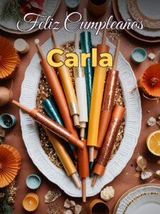 Feliz cumpleaños carla
