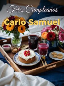 Feliz cumpleaños carlo samuel