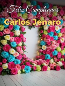Feliz cumpleaños carlos jenaro