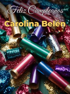 Feliz cumpleaños carolina belén