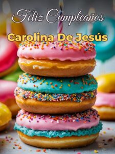 Feliz cumpleaños carolina de Jesús