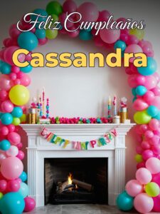 Feliz cumpleaños cassandra