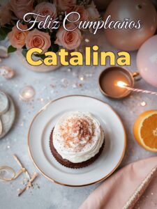 Feliz cumpleaños catalina