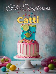 Feliz cumpleaños catti