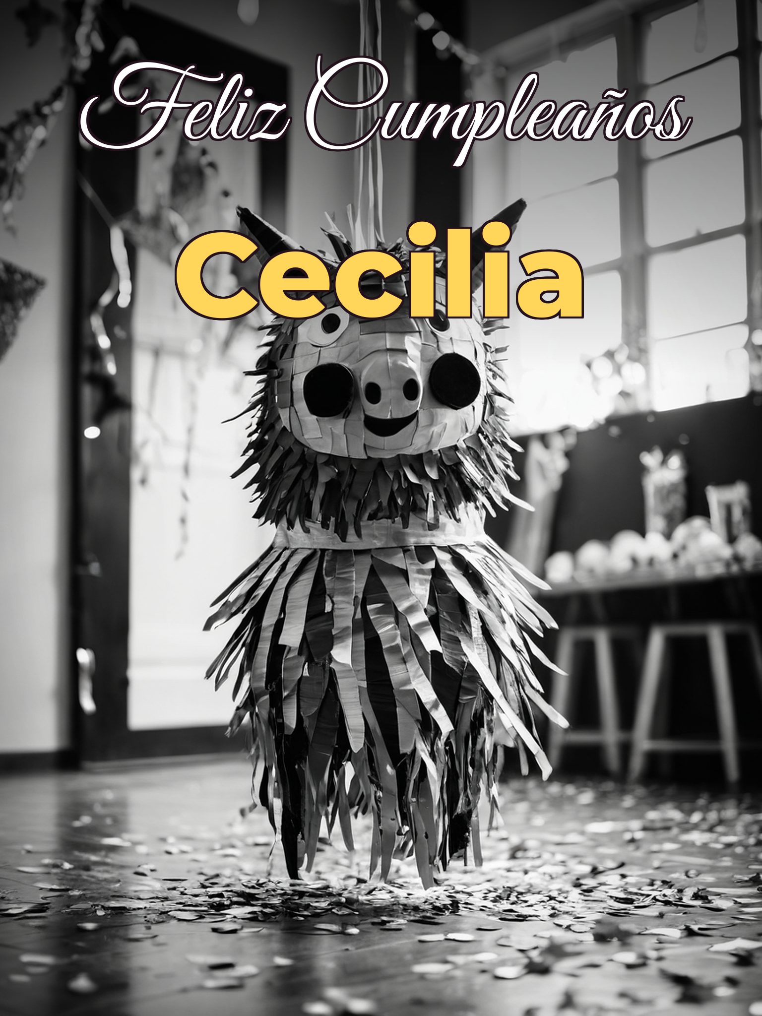 Feliz cumpleaños cecilia
