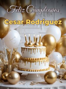 Feliz cumpleaños cesar rodriguez