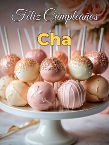 Feliz cumpleaños cha