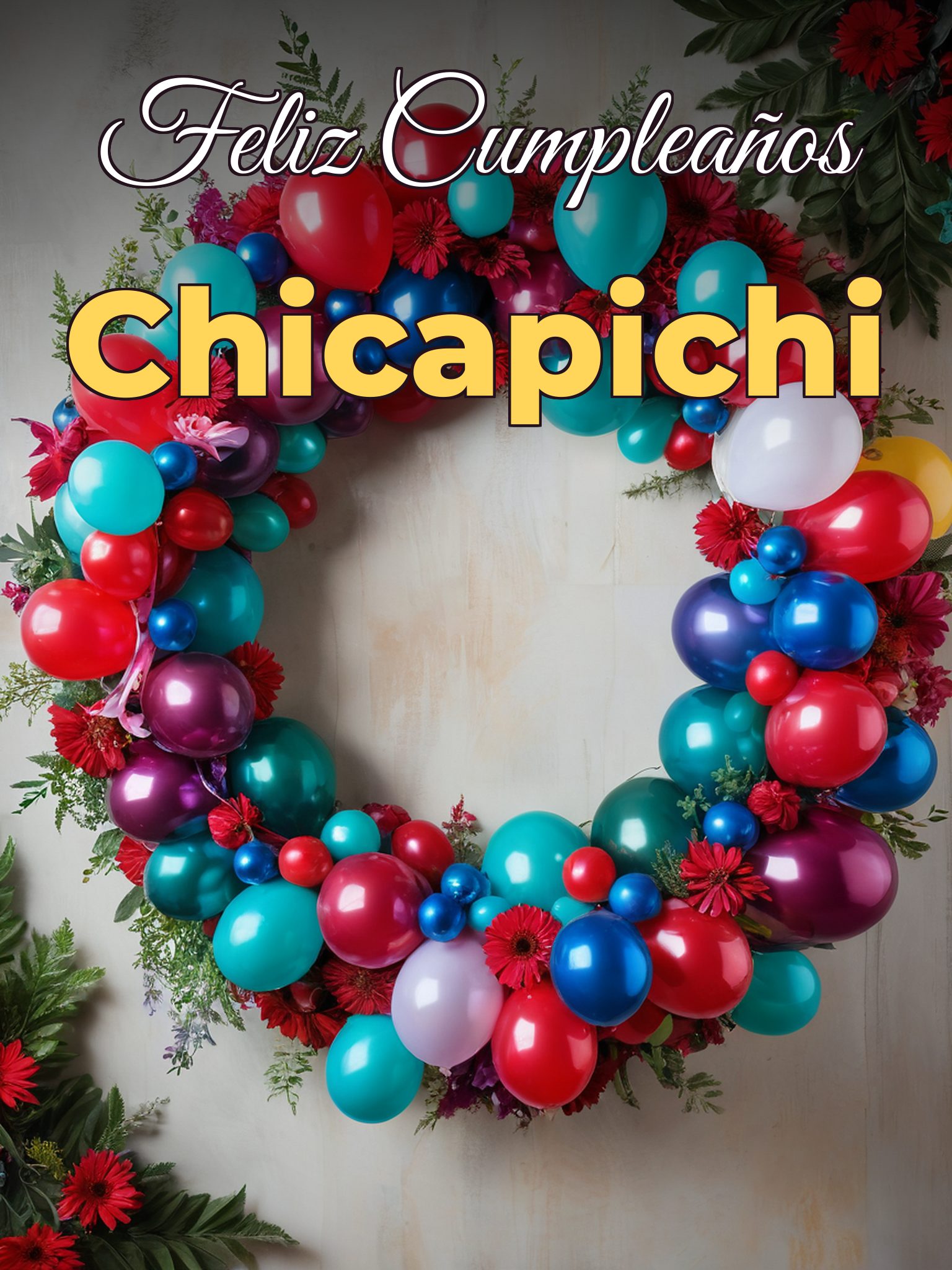 Feliz cumpleaños chicapichi