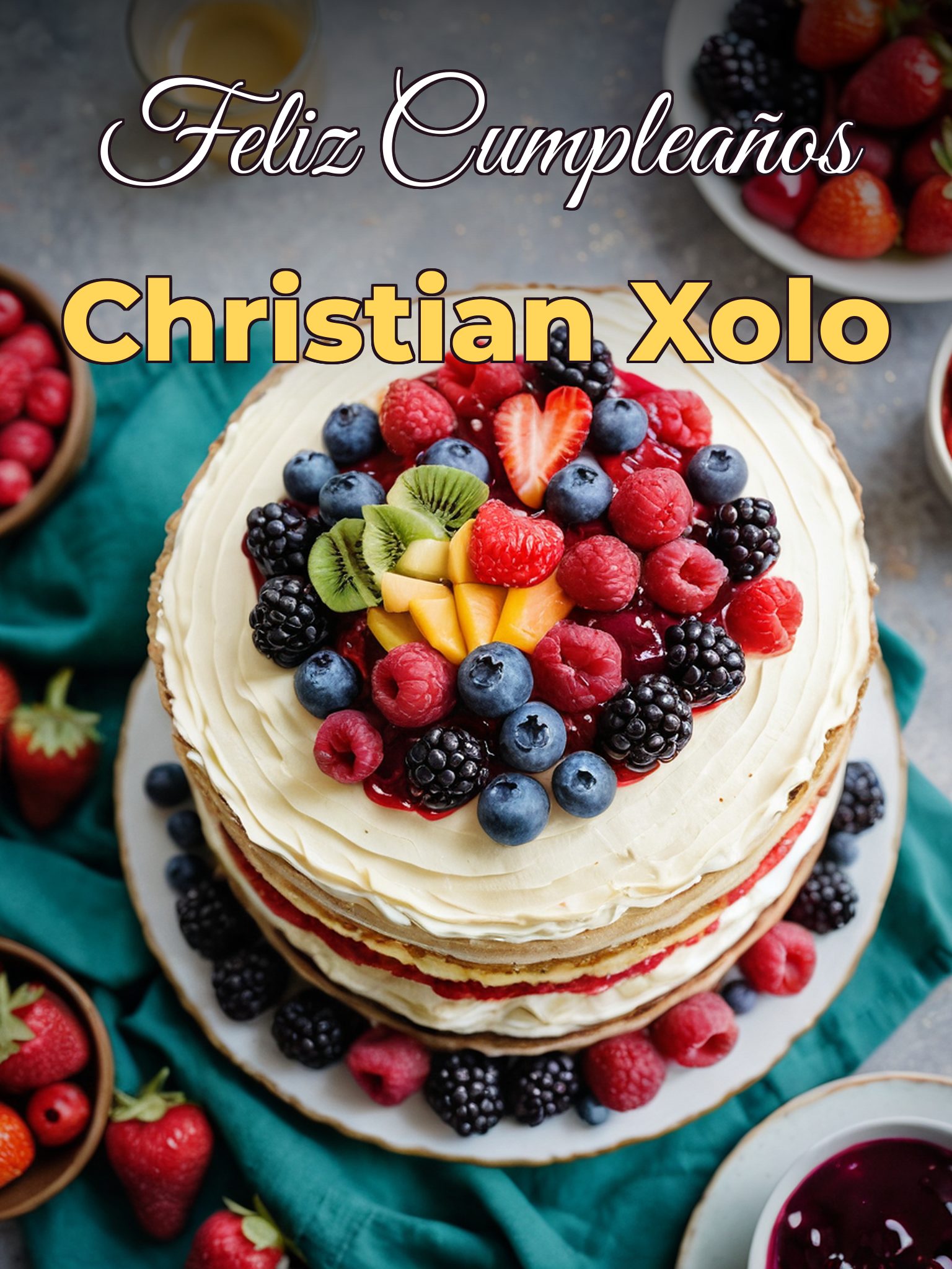 Feliz cumpleaños christian xolo