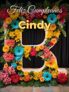 Feliz cumpleaños cindy