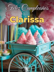 Feliz cumpleaños clarissa