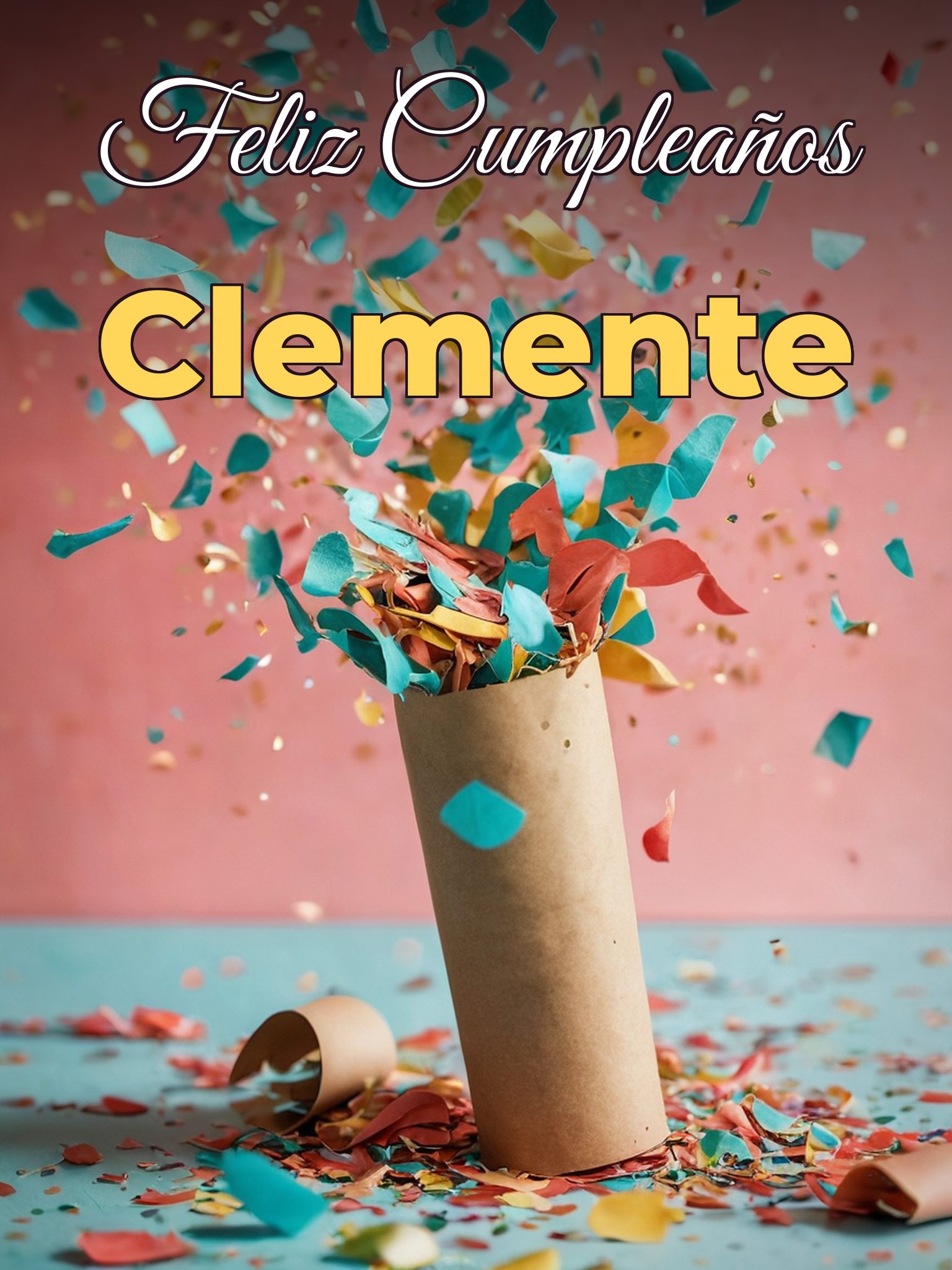 Feliz cumpleaños clemente
