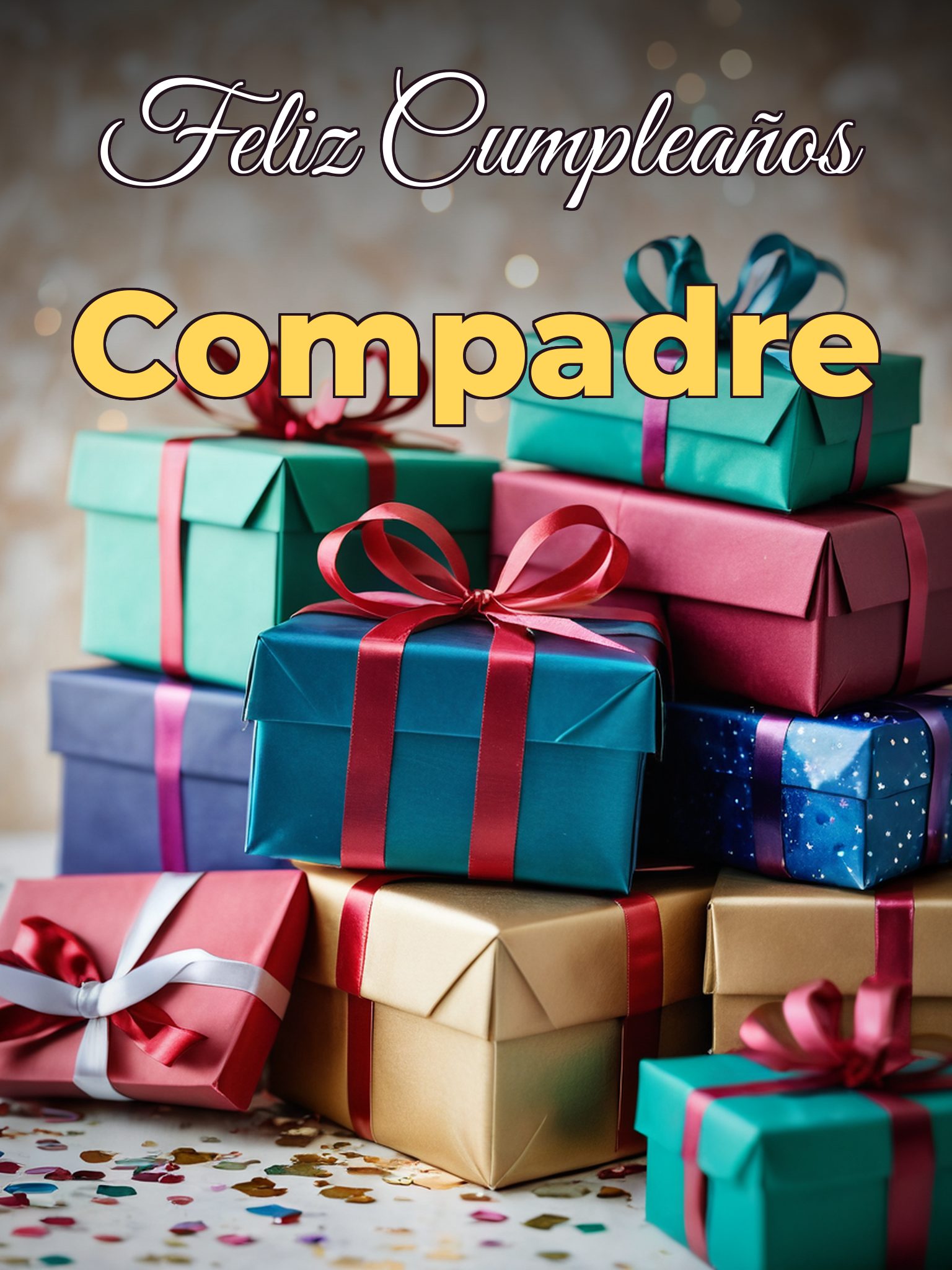Feliz cumpleaños compadre