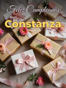 Feliz cumpleaños constanza