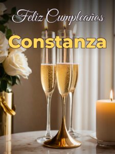 Feliz cumpleaños constanza